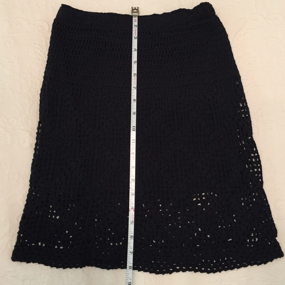 Free People Staring at Stars Crocheted Black Skirt - Picture 4 of 6